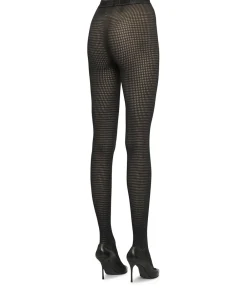 Wolford Strømpebukser/ Leggings<7005 BLACK - Grid Net Tight