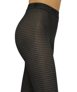 Wolford Strømpebukser/ Leggings<7005 BLACK - Grid Net Tight