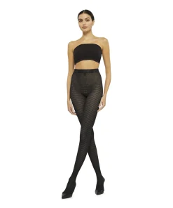 Wolford Strømpebukser/ Leggings<7005 BLACK - Grid Net Tight
