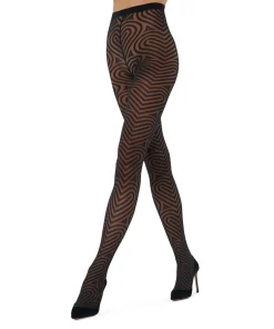 Wolford Strømpebukser/ Leggings<7005 BLACK - Heart Tights