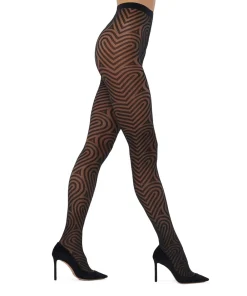 Wolford Strømpebukser/ Leggings<7005 BLACK - Heart Tights