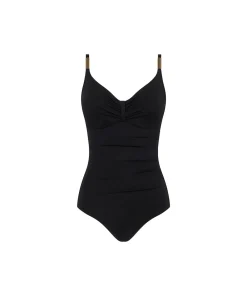 Chantelle Badedragter<011 BLACK - Icon Covering Underwired Swimsuit