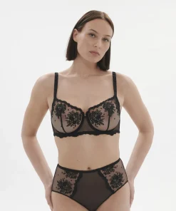Simone Pérèle Sexet Lingeri|Bh'er<015 BLACK - Intrigue Half Cup Bra