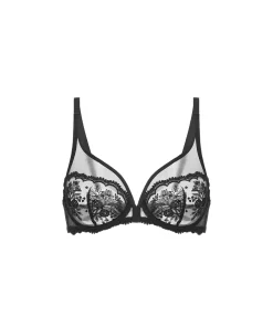 Simone Pérèle Bh'er<015 BLACK - Intrigue Plunge Full Cup
