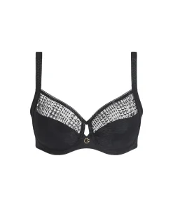 Chantelle Bh'er<011 BLACK - Intrigue Very Covering Underwired Bra