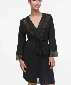 Femilet Kåber<011 BLACK - Jazz Kimono