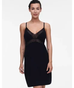 Femilet Natkjoler/ Underkjoler/ Chemiser<011 BLACK - Jazz Slipdress