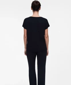 Femilet Top/ Loungeshirt/ Pyjamas<011 BLACK - Jazz T-shirt Short Sleeves