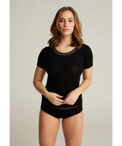 Femilet Undertøj<011 BLACK - Juliana Tshirt Mc