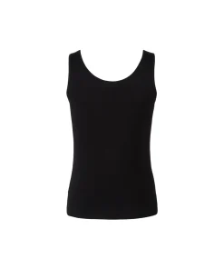 Lady Avenue Undertøj<02 BLACK - LA - Bamboo Underwear Tank Top With Lace