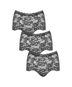 Missya Trusser<001 BLACK - Lace Maxi 3-pack