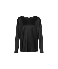 Mey Top/ Loungeshirt/ Pyjamas<3 BLACK - Lovestory T-Shirt Long Sleeve