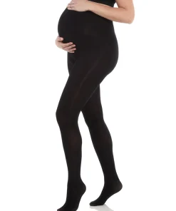 MAGIC Bodyfashion Strømpebukser/ Leggings|Mama<234 BLACK - Mama Supporting Tights