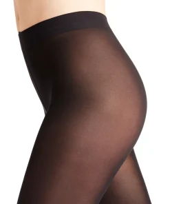 Falke Strømpebukser/ Leggings<3009 BLACK - Matt Deluxe 30 LE Tights