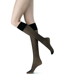 Oroblu Knæstrømper<190 BLACK - Mi-Bas Repos 70 Tights