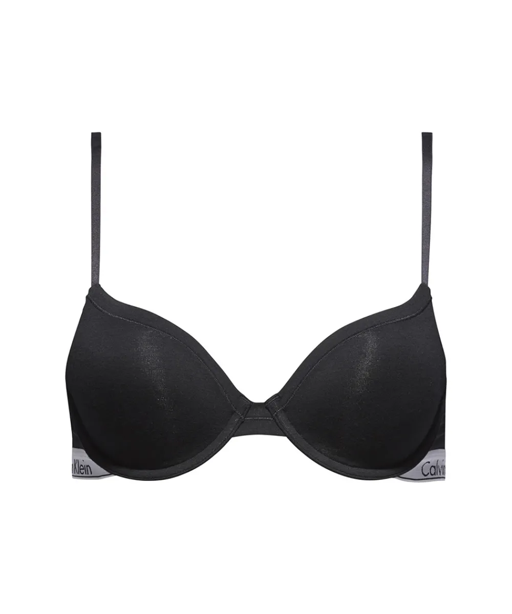 Calvin Klein Bh'er<001 BLACK - Modern Cotton Modern T Shirt Bra