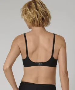 Triumph Bh'er<0004 BLACK - Modern Lace+cotton Bh Uden Bøjle