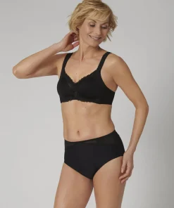 Triumph Bh'er<0004 BLACK - Modern Lace+cotton Bh Uden Bøjle