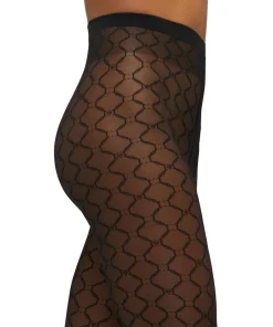 Wolford Strømpebukser/ Leggings<7005 BLACK - Monogram Tights