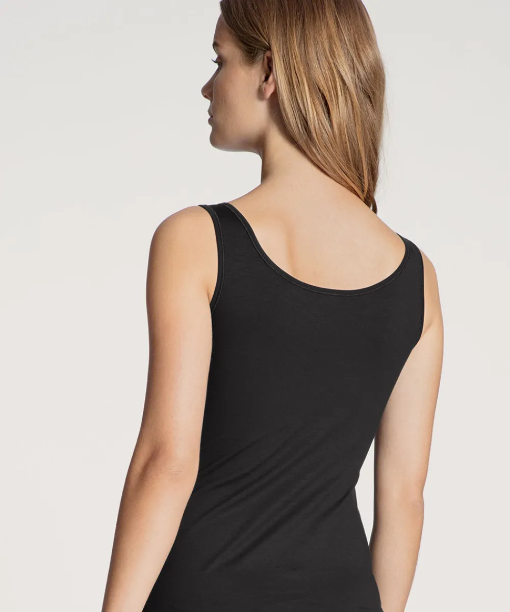 Calida Undertøj<992 BLACK - Natural Comfort Tank Top