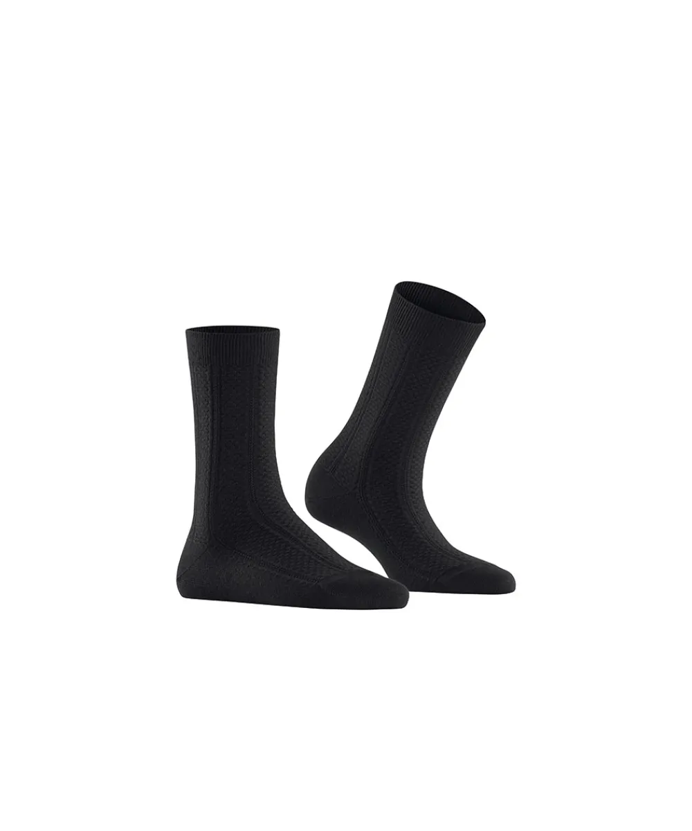 Falke Ankelstrømper/ Sokker<3000 BLACK - Needlepoint SO Socks