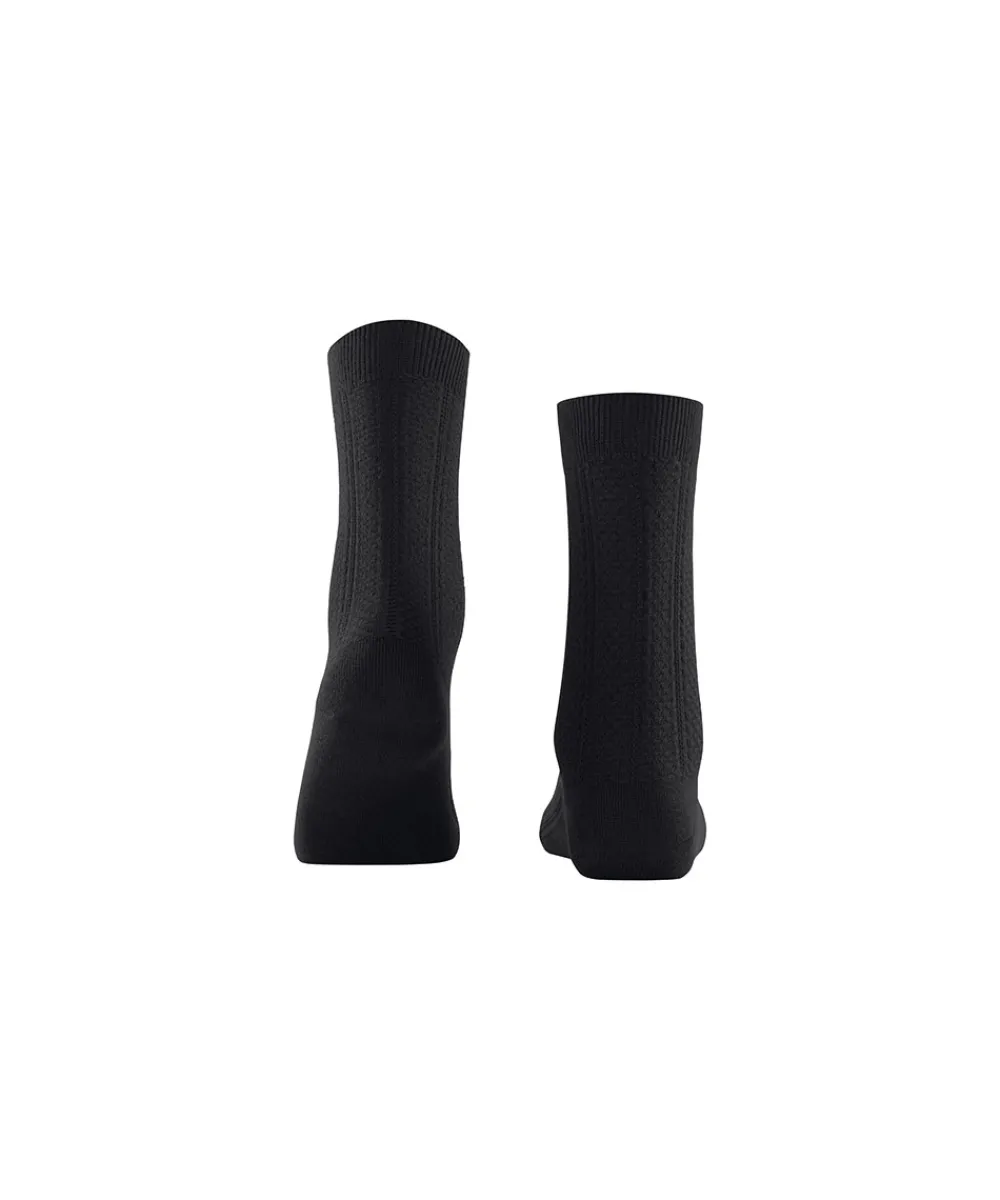 Falke Ankelstrømper/ Sokker<3000 BLACK - Needlepoint SO Socks