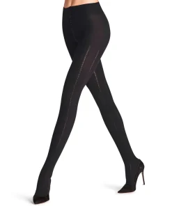 Falke Strømpebukser/ Leggings<3000 BLACK - Needlepoint TI Tights