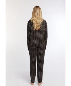 CCDK Copenhagen Top/ Loungeshirt/ Pyjamas<4600 BLACK - Nicha Langærmet Tshirt