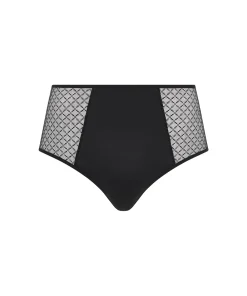 Chantelle Trusser<011 BLACK - Norah Chic High-waisted Full Brief