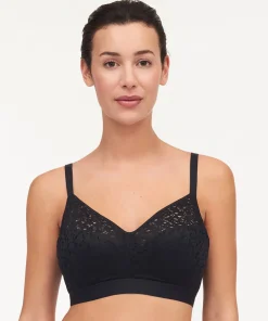 Chantelle Bh'er<011 BLACK - Norah Wirefree Support Bra