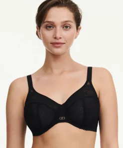 Chantelle Bh'er<011 BLACK - Origins Very Covering Underwired Bra