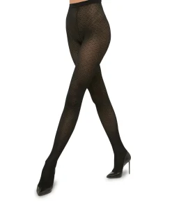 Wolford Strømpebukser/ Leggings<7005 BLACK - Pattern Tights