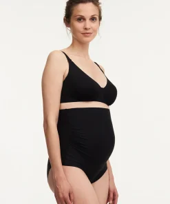 Chantelle Mama|Trusser<011 BLACK - Pure Maternity Very High Waisted Full Brief