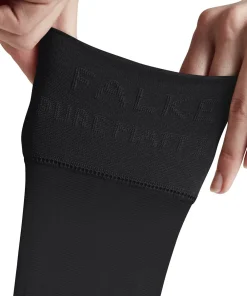Falke Knæstrømper<3009 BLACK - Pure Matt 20 KH Knee High