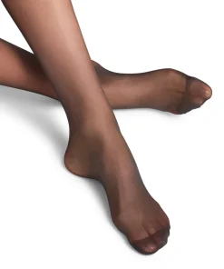 Falke Selvsiddende/ Overknee<3009 BLACK - Pure Matt 20 STU Fine Stay-Up