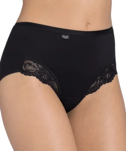 Sloggi Trusser<0004 BLACK - Romance Maxi