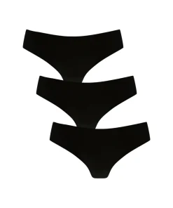 Missya Trusser<001 BLACK - Seamless String 3-pack