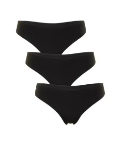 Missya Trusser<001 BLACK - Seamless String 3-pack