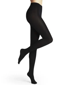 Falke Strømpebukser/ Leggings<3009 BLACK - Seidenglatt 80 TI Tights