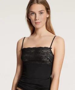 Calida Undertøj<992 BLACK - Sensual Secrets Spaghetti Top