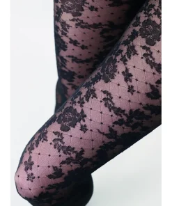 Oroblu Strømpebukser/ Leggings<190 BLACK - Sensuel Lace Tights 20