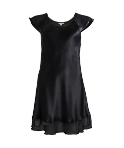 Lady Avenue Natkjoler/ Underkjoler/ Chemiser<02 BLACK - Silk Baby