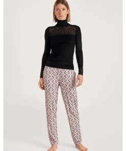 Calida Undertøj<996 BLACK - Silky Wool Glam Top long-sleeve