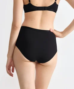 Sloggi Trusser<0004 BLACK - GO Daily Cotton Highwaist 3P
