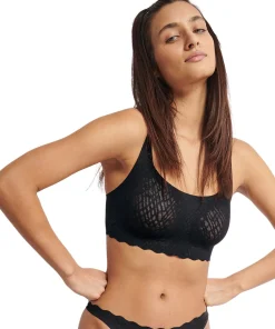 Sloggi Undertøj<0004 BLACK - Zero Feel Bliss Top