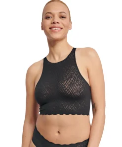Sloggi Undertøj<0004 BLACK - Zero Feel Bliss Top