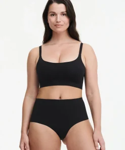 Chantelle Shapewear|Undertøj<011 BLACK - Smooth Comfort High Waist Thong