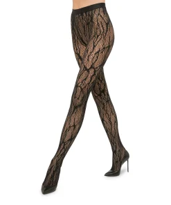 Wolford Strømpebukser/ Leggings<7005 BLACK - Snake Lace Tights