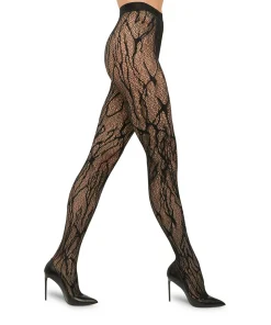Wolford Strømpebukser/ Leggings<7005 BLACK - Snake Lace Tights