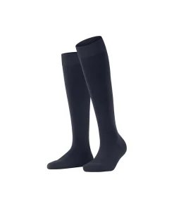 Falke Knæstrømper<3009 BLACK - Softmerino KH Socks